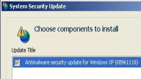 Fake Windows alert detected