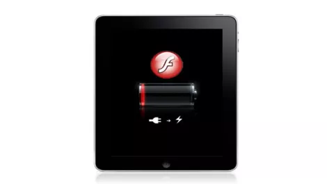 Jobs claims Flash would drain iPad battery