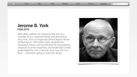 Apple board member passes away at 71