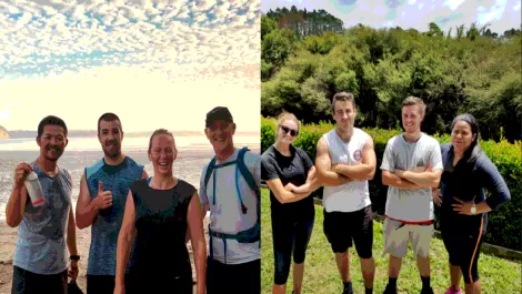 Ingram Micro NZ staff get fit and go bush for Cure Kids