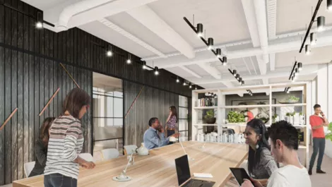 Sydney startup hub workspace artist impression 537x373px