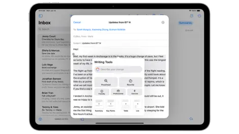 Apple wwdc24 ipados 18 mail writing tools(2)