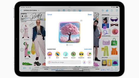 Apple ipad mini apple intelligence image playground 241015 big