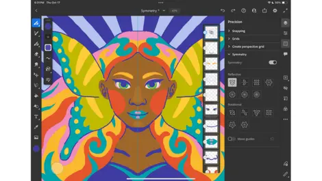 Adobe Fresco becomes free, adds new motion & symmetry tools