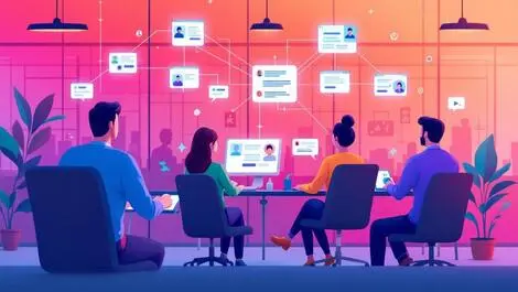 Illustration seamless integrated conversational ai customer service interactions