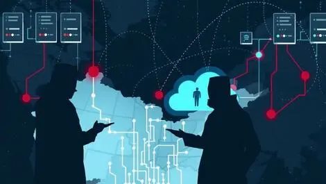 Cyberespionage shadowy figures accessing cloud data north america china