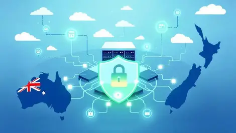 Secure data center australia new zealand cloud circuits locked shield