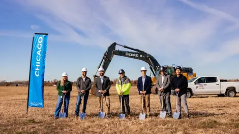 Edged chicago groundbreaking 72mw