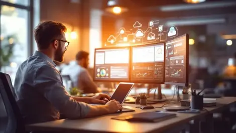 European it professionals office cloud dashboards endpoint tools