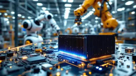 Industrial factory edge ai robots robotic arms embedded module