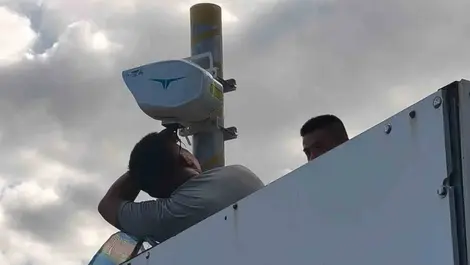 Laser link restores Taiwan Mobile network after typhoon